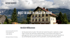 Desktop Screenshot of gasthof-neuwirth.at